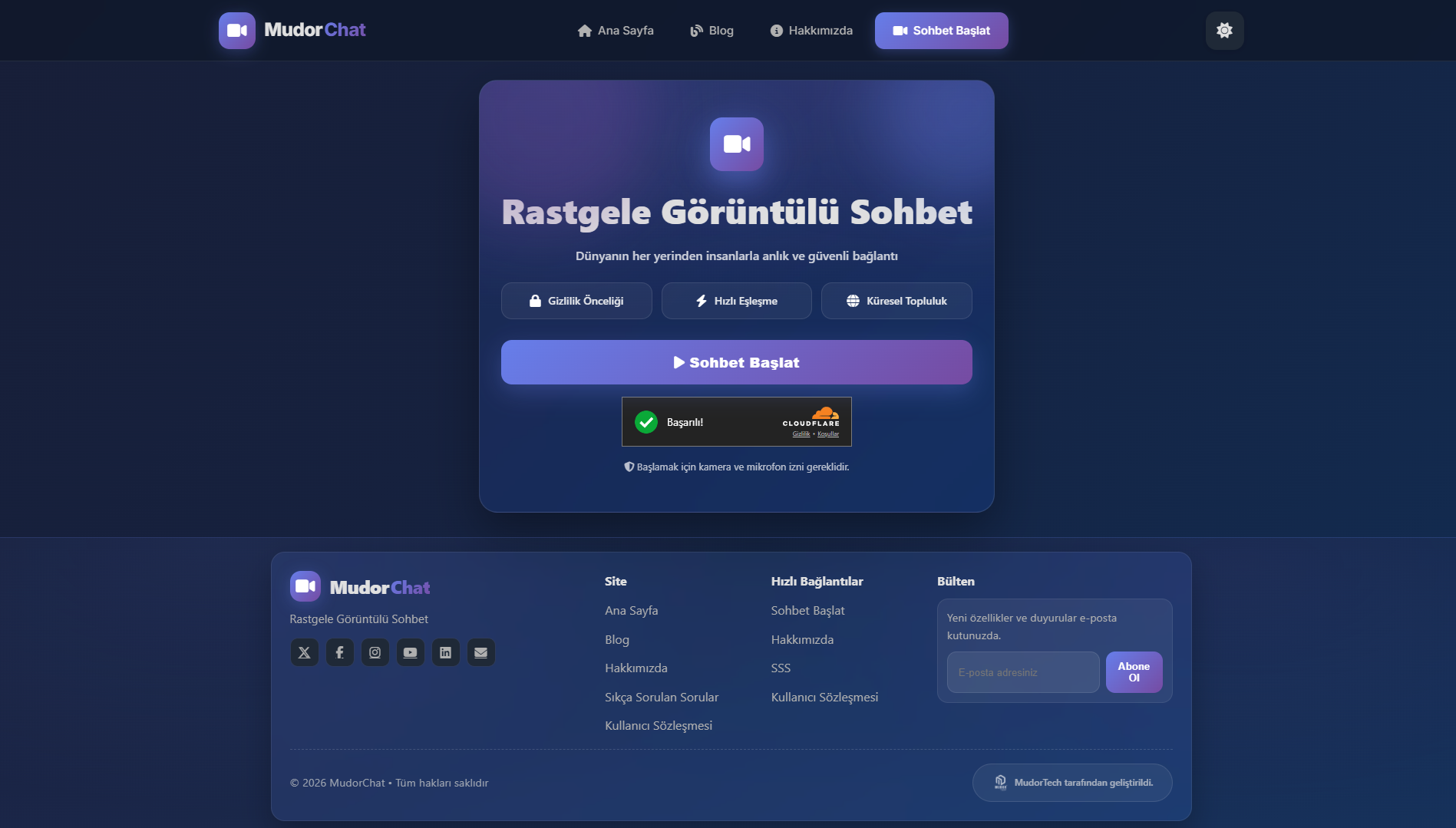 MudorChat Video Platform