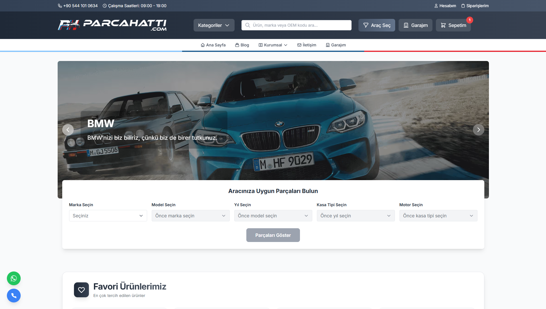 Parça Hattı Automotive E-Commerce